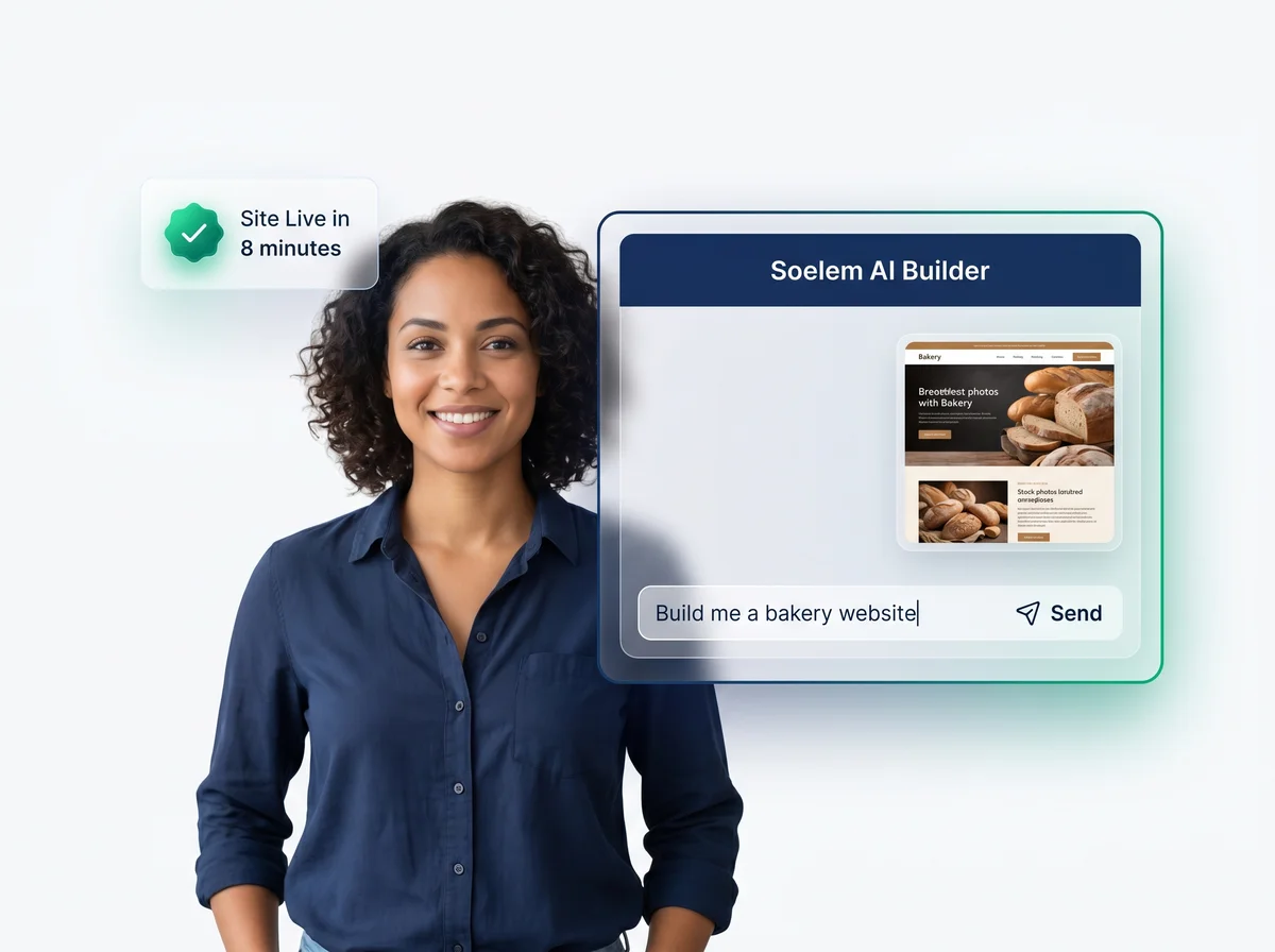 AI building a website automatically