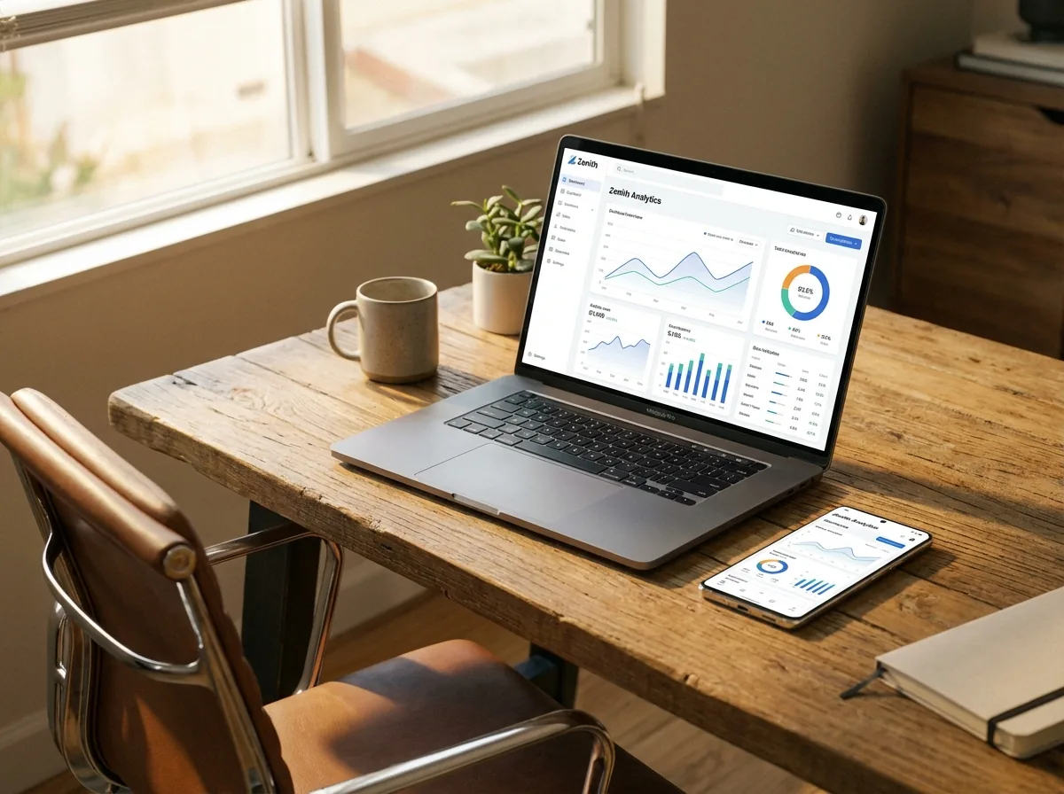 Professional business email dashboard